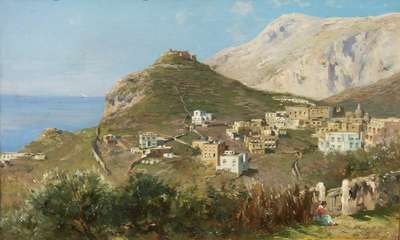 Veduta di Capri e del Monte Castiglione - Hay Bernardo